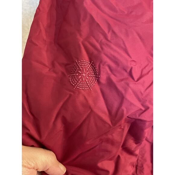 Columbia Women’s Burgundy Insulated Hooded Full Zip Ski Jacket Sz Medium - Picture 6 of 6